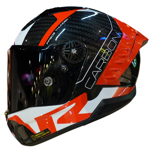 Casco Integral Hax Force 120 negro brillante rojo – Moto Helmets & Sebastian